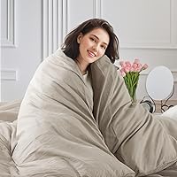 Vista 186 de NEXHOME PRO Funda de edredón Twin XL 100% algodón lavado, transpirable, duradera, texturizada, similar al lino, juego de ropa de cama para el hogar