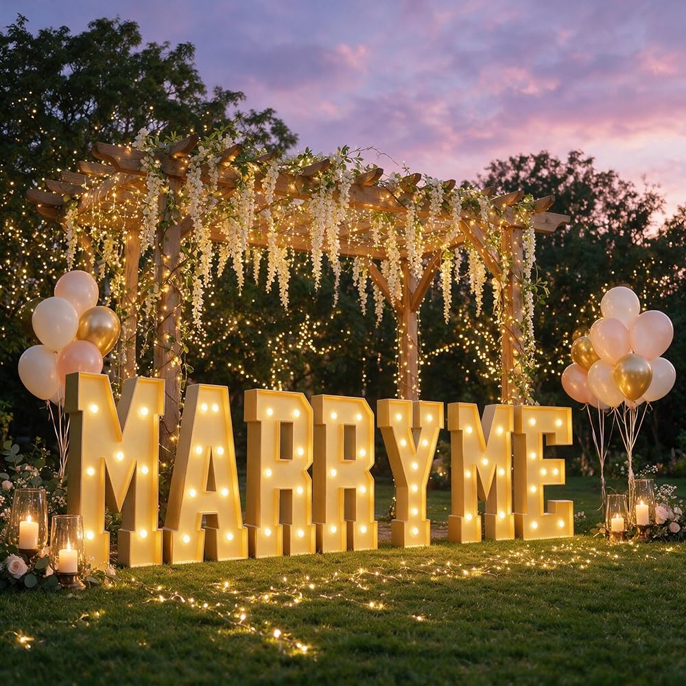 Numeri Lettere Luminose Insegna Festa e Matrimonio | Pannello Schiuma KT, Luci Bianco Giorno, Base Solida, Montaggio Facile, Leggero, 1°, 16°, 18° Compleanno(Letter‑y,120cm)