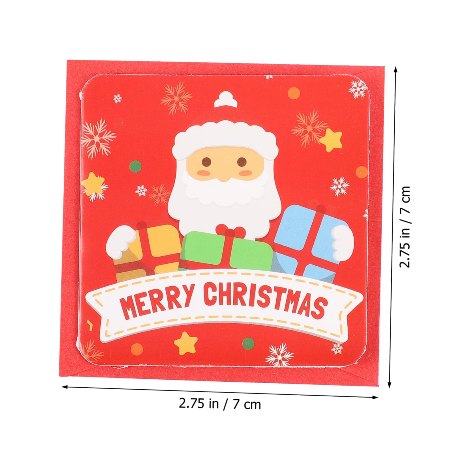 NUOBESTY 6sätze Weihnachtskarten Fröhliche Weihnachts Und Neujahrsgrüße Mit Bunten Designs Und Passenden Umschlägen Für Feiertagsbotschaften Und