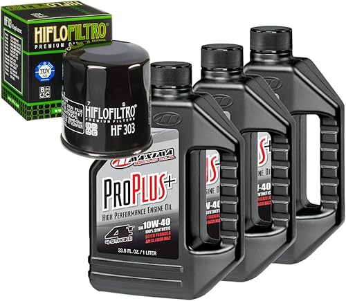Kit de cambio de aceite para Polaris 2006 Hawkeye 300 4X4 sintético 10W-40
