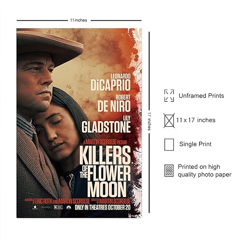 Miniatura 2 de Kerry Dober - Póster de asesinos de la flor y la luna #3, decoración de pared, póster para estética de habitación, póster mate, sin marco, regalo de