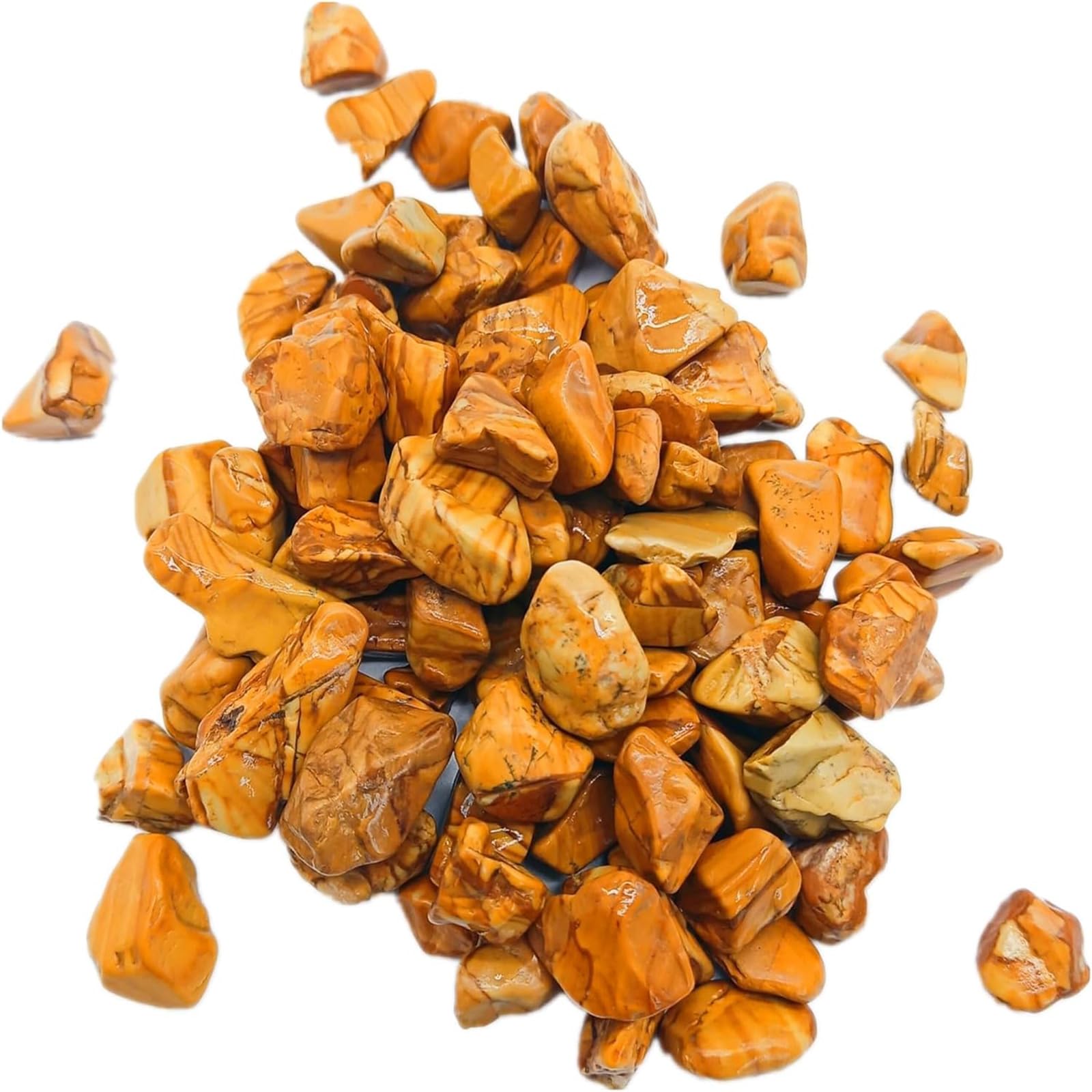 Cature Care by Nature Pea Gravel, Tumbled Polished Natural Stone Small Pebbles Professional for Bonsai Plant Pot, Lucky Bamboo, Succulents, Aquarium, Terrarium, Kids Crafts. (Yellow)(1.95Kg)