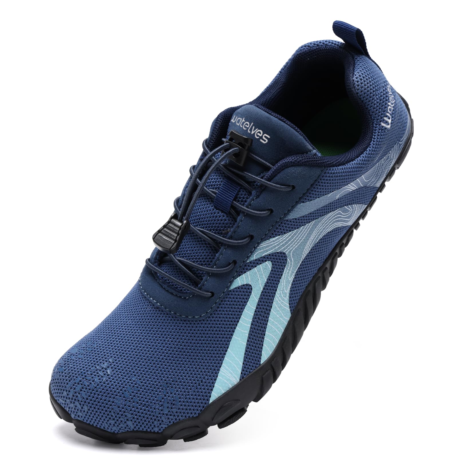WateLves Barfuss Schuhe Damen Barfußschuhe Herren Minimalistische Traillaufschuhe Leichte Atmungsaktiv Walkingschuhe Fitnessschuhe