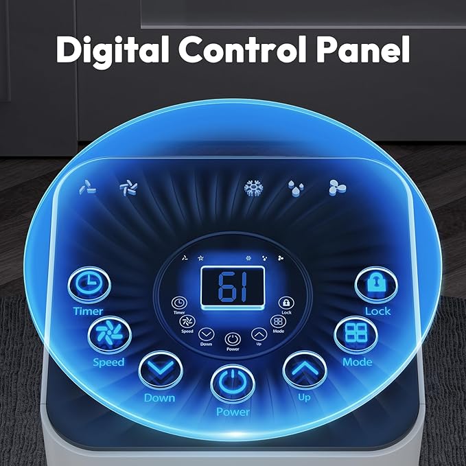 10,000 BTU Portable Air Conditioners, Portable AC With Remote for Room to 450 sq.ft 3 in 1 Air Conditioner With Dehumidification/Air Circulation/Timer And Window Kit