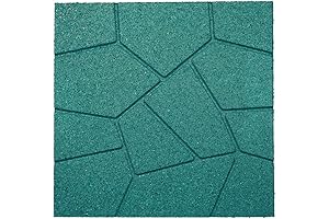 RevTime 6 pcs Dual-side Garden Rubber Pavers: The Perfect Choice for Outdoor Spaces