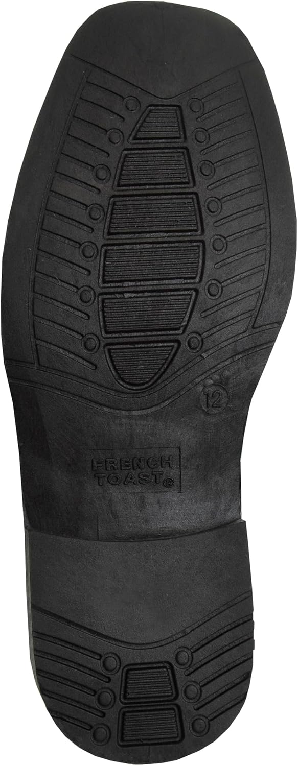 French Toast Boys Dress Shoes - Classic Lace-Up Oxford Casual Dress Formal Shoes - Black (Size 7 Toddler - Size 6 Big Kid) - Image 6