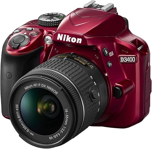 Miniatura 2 de Nikon D3400 w/ AF-P DX NIKKOR 18-55mm f/3.5-5.6G VR (Red) (USADO)