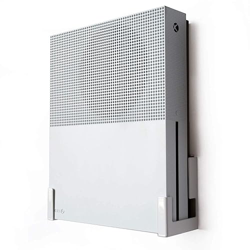 Miniatura 4 de Monzlteck Wall Mount for Xbox One SAll Metal Vertical Hanging On Wall with Power Botton LeftRight,Wall Shelf Bracket for Xbox 1S