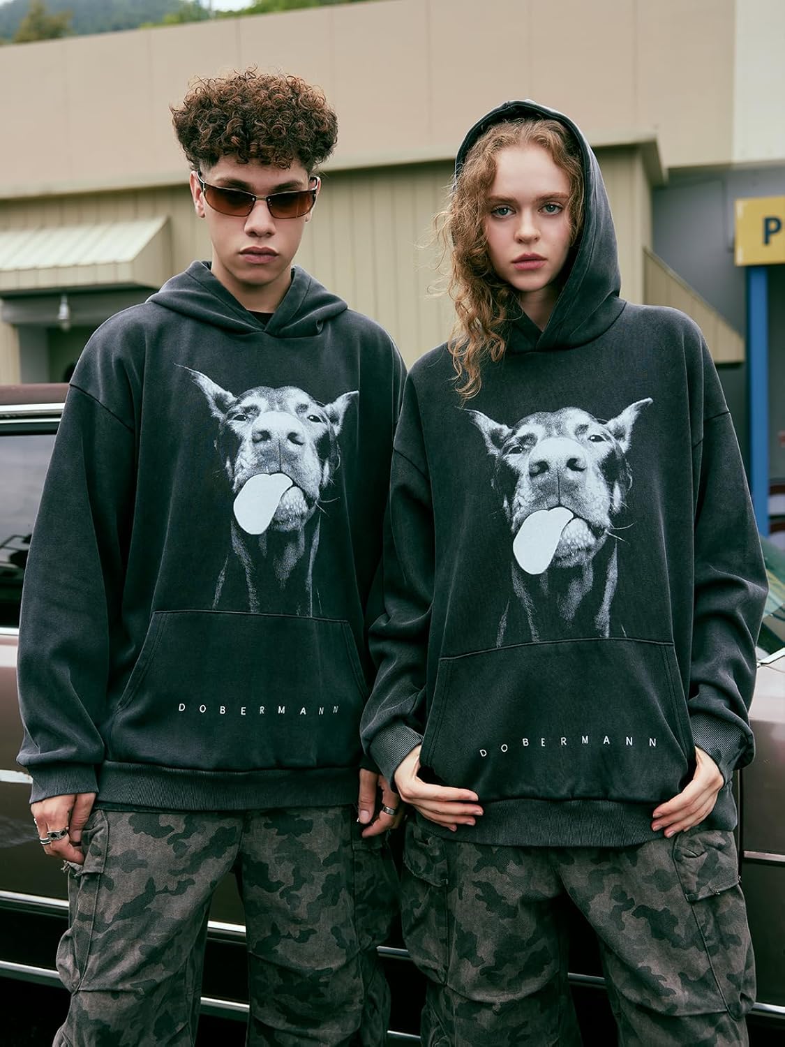 Laixton Mens Oversized Hoodie Pullover Unisex Graphic Sweatshirts Hoodies Casual Tunic Vintage Streetwear Aesthetic Top - Image 2