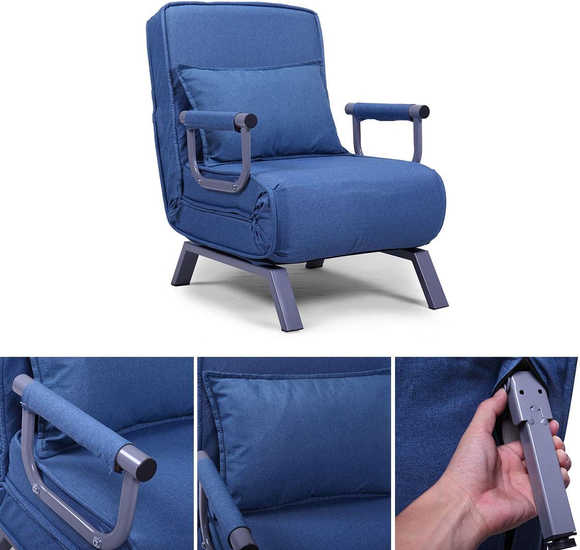 Buy Jaxpety Sofa Bed Folding Arm Chair Convertible Sleeper Chair Buy Jaxpety Sofa Bed Folding Arm Chair Convertible Sleeper Chair
