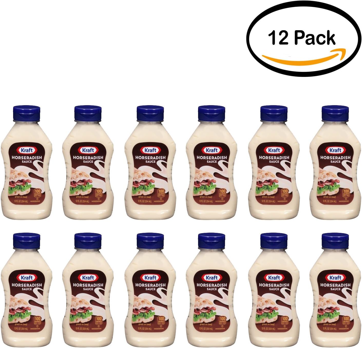 PACK OF 12 - Kraft Horseradish Sauce 12 fl. oz. Bottle