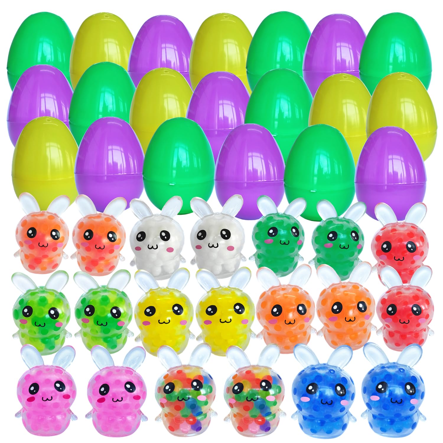Aiyouwei Lot De 20 Série Water Beads Mochi Squishy,Jouet à