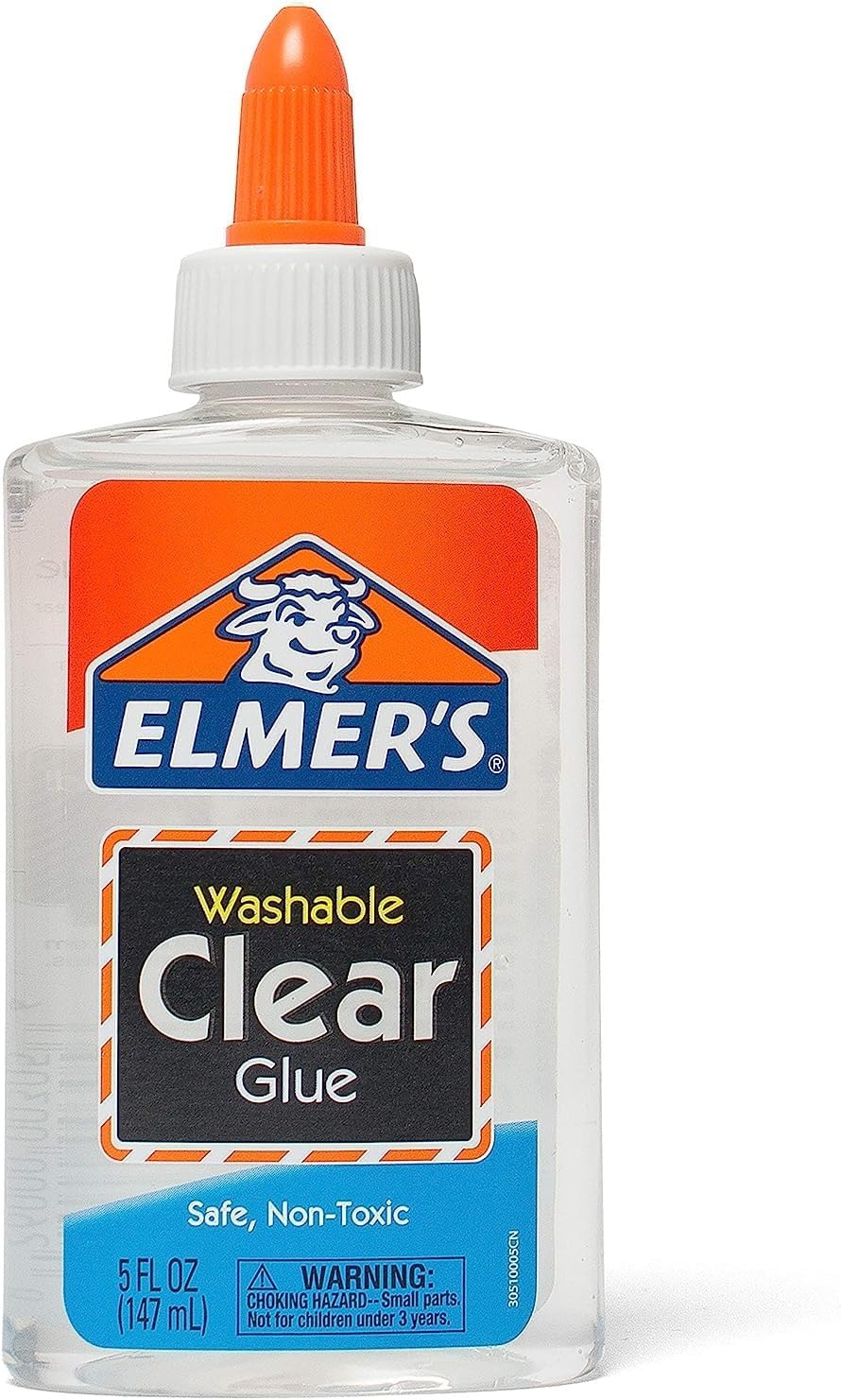 Elmer's E305 Liquid School Glue, Clear, Washable, 5 Ounces, 1 Count