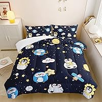 Vista 40 de CVHOUSE Juego de ropa de cama Kawaii tamaño Queen, juego de ropa de cama de conejo Kawaii para niñas y niños, lindo juego de edredón de conejo