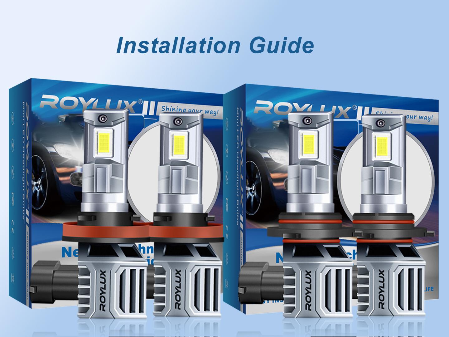 Amazon.com: ROYLUX 9005/HB3 H11/H9/8 LED Bulb, 32000LM 400