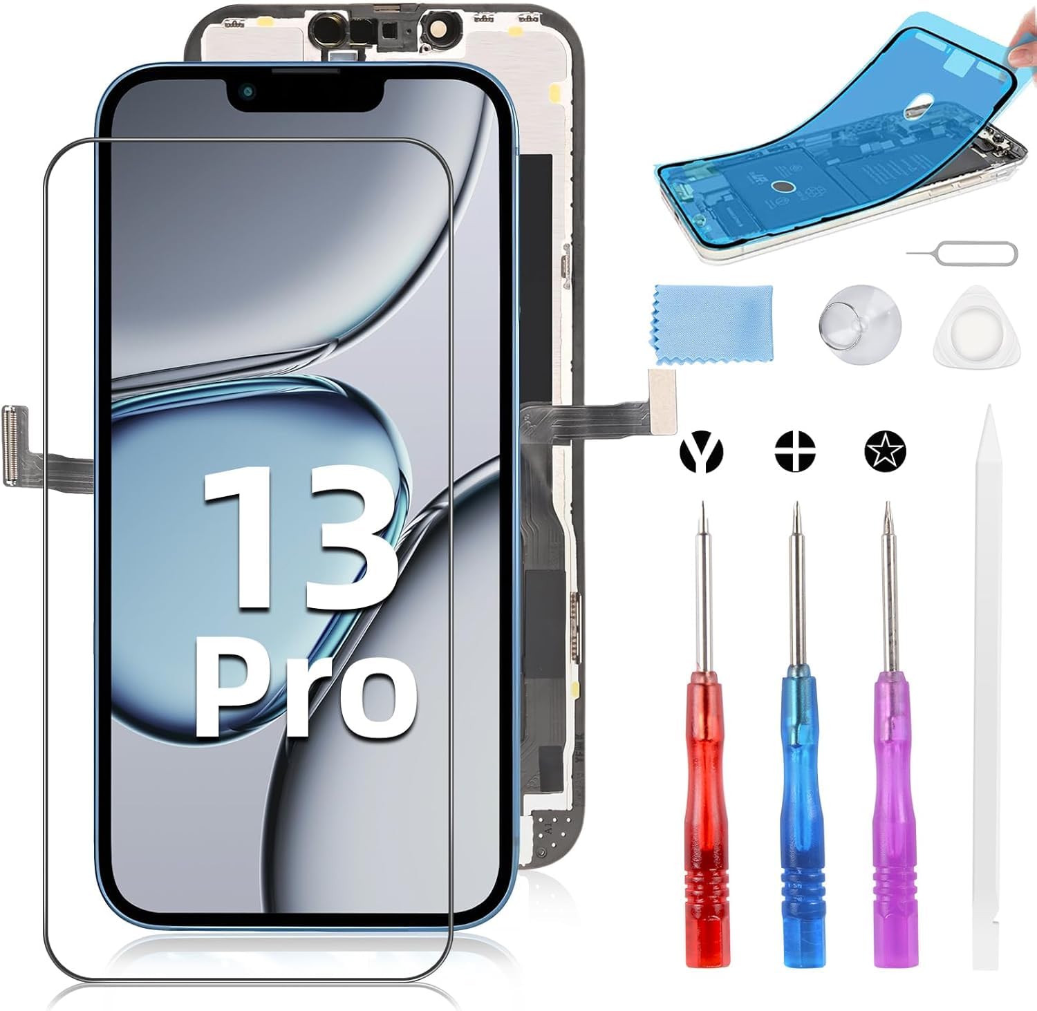 Amazon.co.jp: Beefix for iPhone 13 Pro 液晶パネル - 6.1