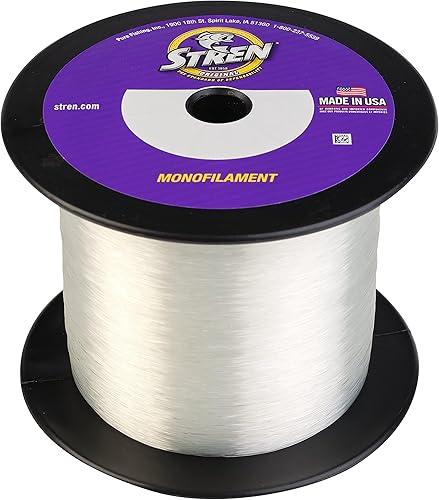 Miniatura 14 de Stren - Línea de pesca monofilamento original 2-Transparente/azul fluorescente,Claro,Transparente/azul fluorescente,Dorado (Hi-Vis Gold),Verde