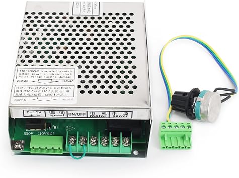 RATTMMOTOR 800W Mach3 Fuction CNC Spindle Motor Speed Controller | 6A Power Supply Converter AC110V/220V Compatible with 800W Spindle Motor for CNC Router Milling Machine
