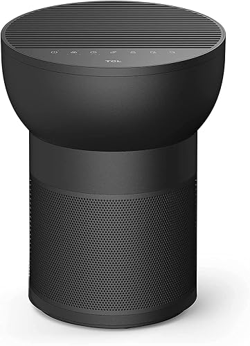 Miniatura 2 de TCL Breeva - Purificador de aire A3 para dormitorio del hogar con ionizador de hasta 1230 pies cuadrados, modo automático, filtro HEPA verdadero