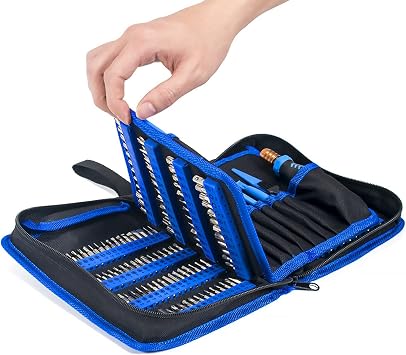 NICHOY Precision Screwdriver Set,270 in 1 Magnetic Small Screwdriver Set with Torx, Phillips, Flat Head, Hex,Premium Mini Screwdriver Set for Phone,Watch, EyeglassA