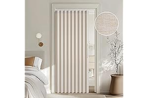 MIULEE Luxury Vinyl Accordion Doors for Interior Living Spaces
