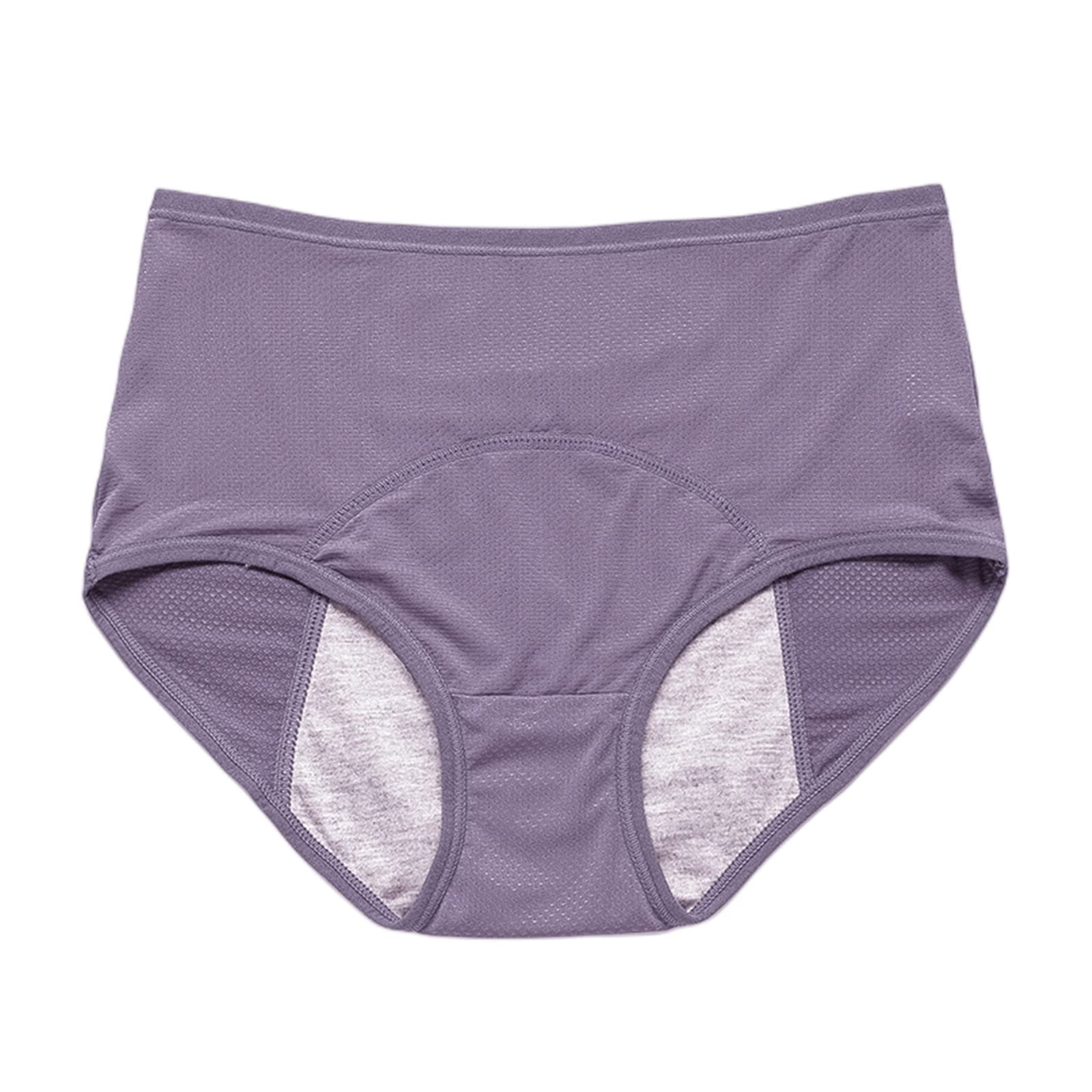 KOOBS Slip Donna 3Pcs/Pacco Mutandine del Periodo Femminile Piste più Dimensioni Perdite Mutandine A Maglie Traspirabili per Donne