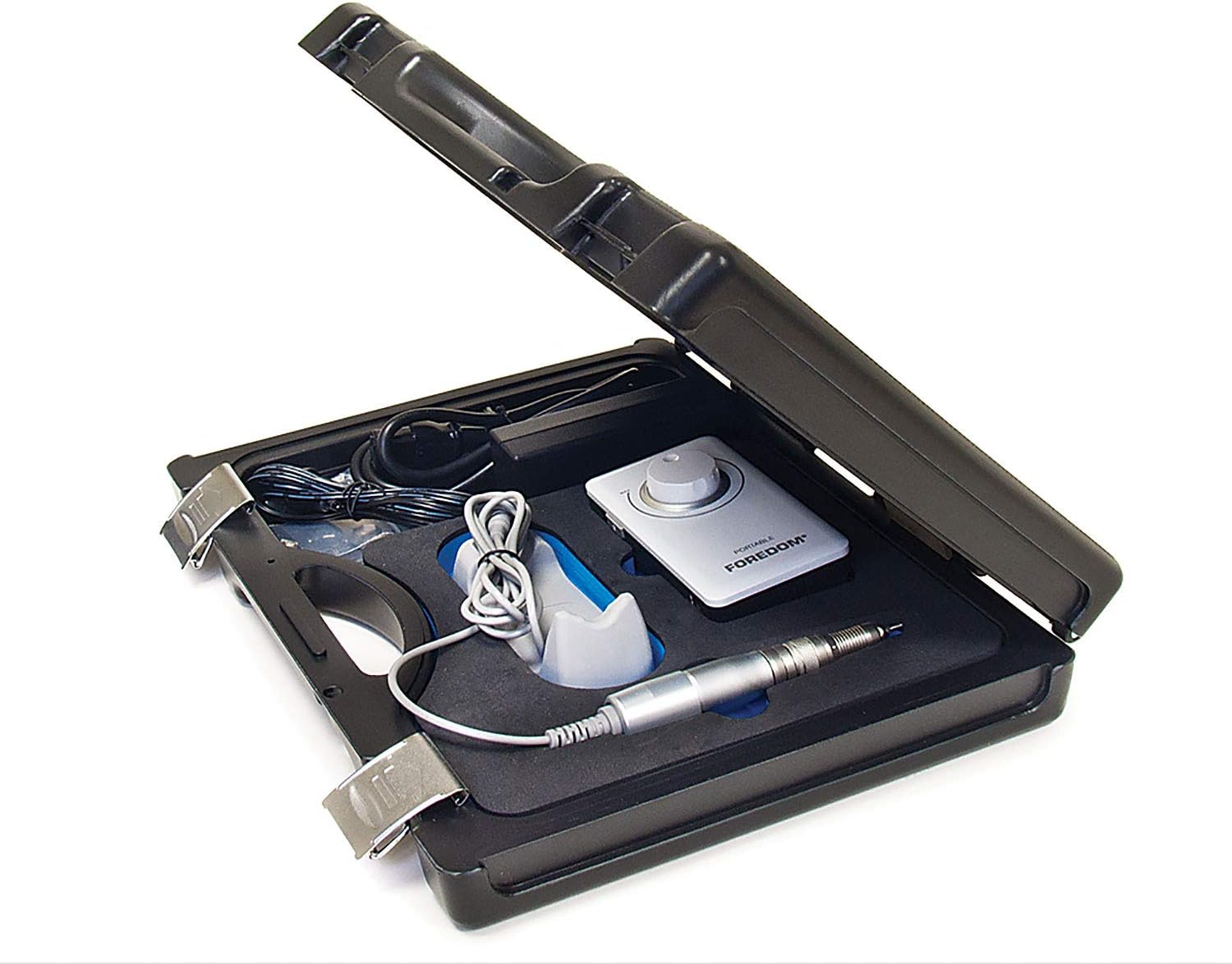 Micromotor Kit Battery operated or plug in w/Rotary Handpiece MH-130 w/ 1/8” Collet, Control Box & Handpiece Cradle HP4-933