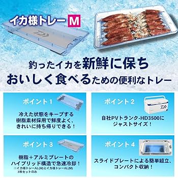 Amazon | ダイワ(DAIWA) イカ様トレー(M) 3枚セット | ダイワ