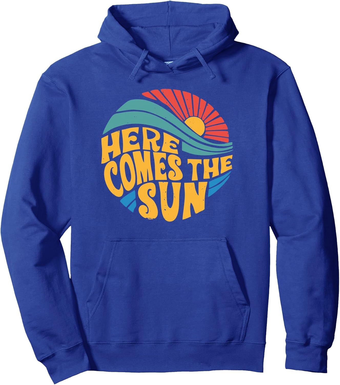 Here Comes the Sun Music Lover Graphic Pullover Hoodie