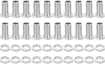 PATIKIL M12x30mm Hex Bolts and Nuts Kit, 10 Set Fine Thread Hollow Screws Assortment Hexagon Head Screw Through Hole Bolt Chandelier Fasteners