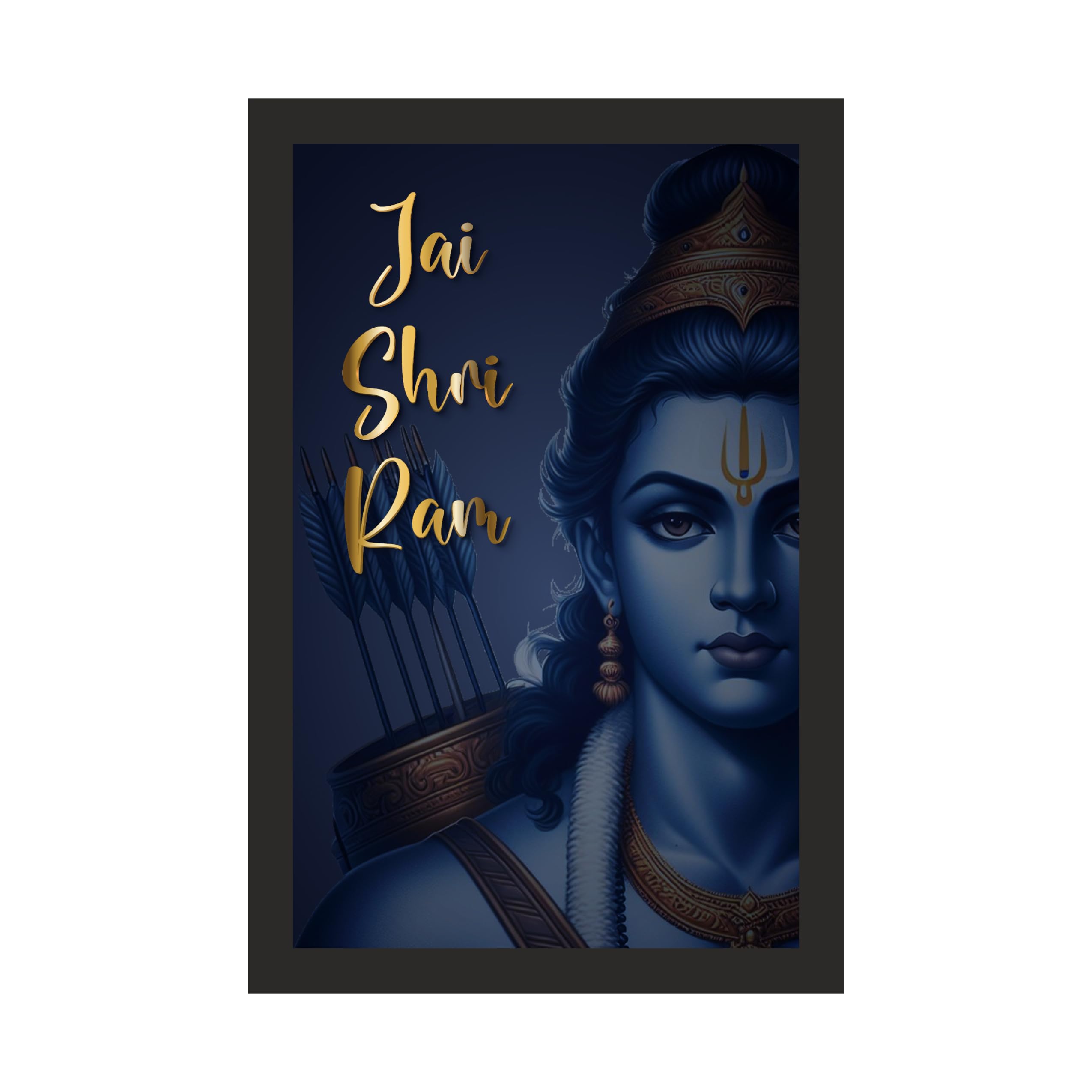 Lord Ram: Jai Shree Ram Divine Gaze, 20x30 Inches