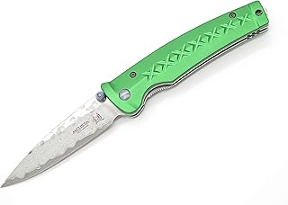 Mcusta Seki Japan MC163D Green Japanese Bushi Sword VG-10 Damascus Folding Knife