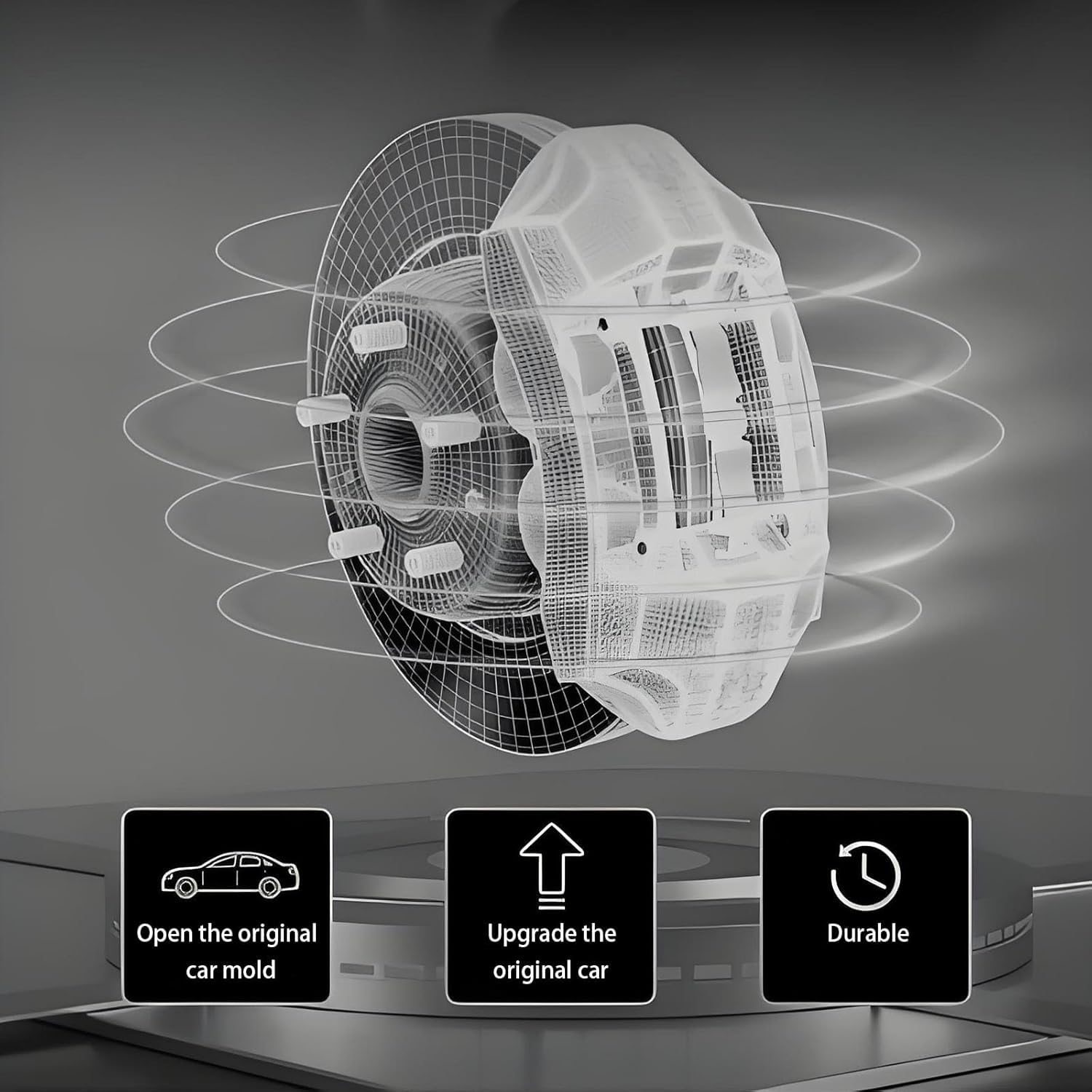 4 Piezas Cubre Pinzas de Freno para Dacia Logan MCV 2012-2020 | Protectoras para Pinza de Freno Coche Aluminio, Multifuncional Protectora Pinza Frenos, Revestimiento Protector