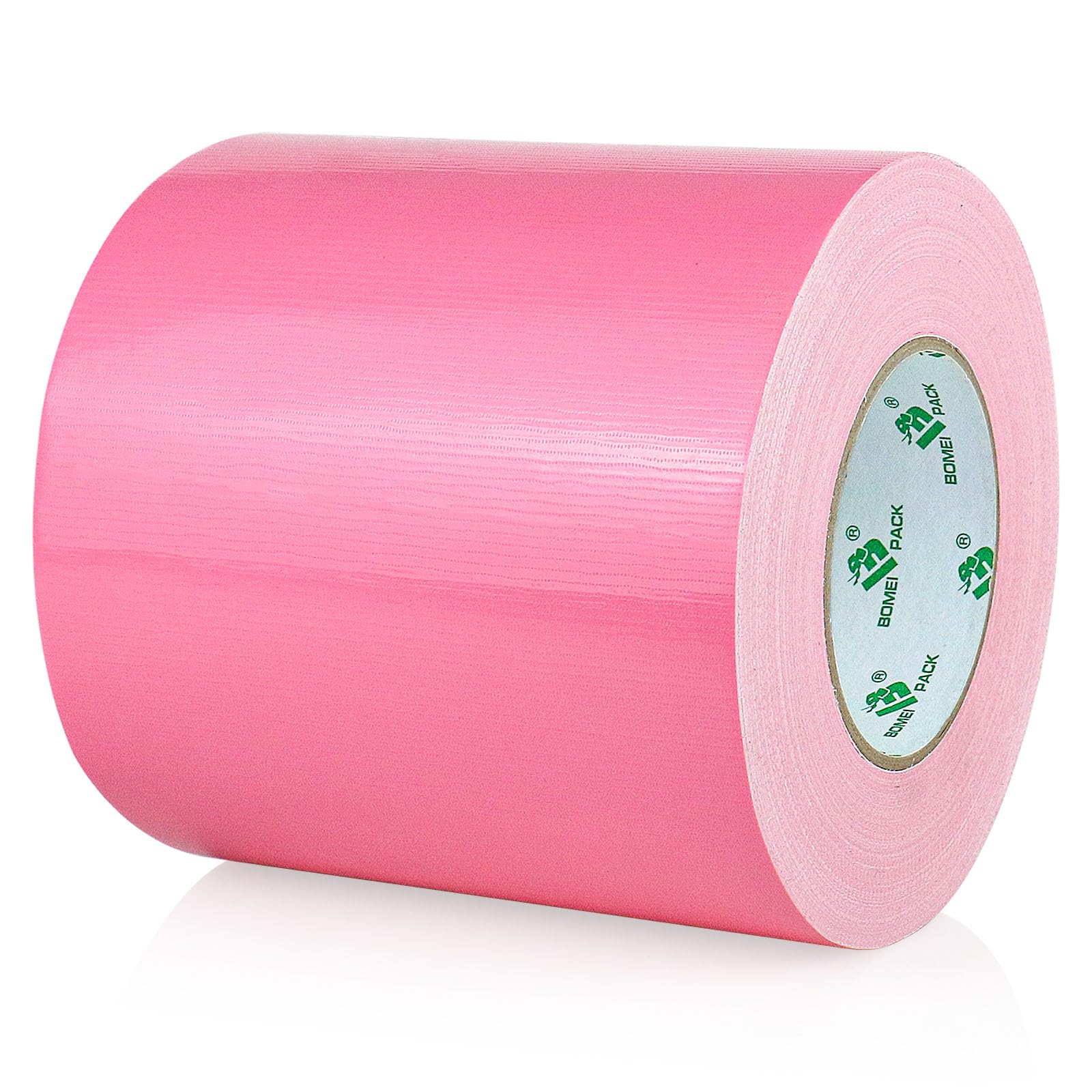 BOMEI PACK Cinta adhesiva de tela rosa de 150 mm x 50 m, reforzada, resistente al agua, cinta adhesiva resistente para fijar reparaciones, manualidades, etiquetado, cajas de sellado para trabajos en
