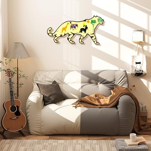 Miniatura 5 de Voyyphixa Moldes de resina de tigre de silicona, moldes de resina de animales, moldes de silicona para resina epoxi, moldes de fundición de resina