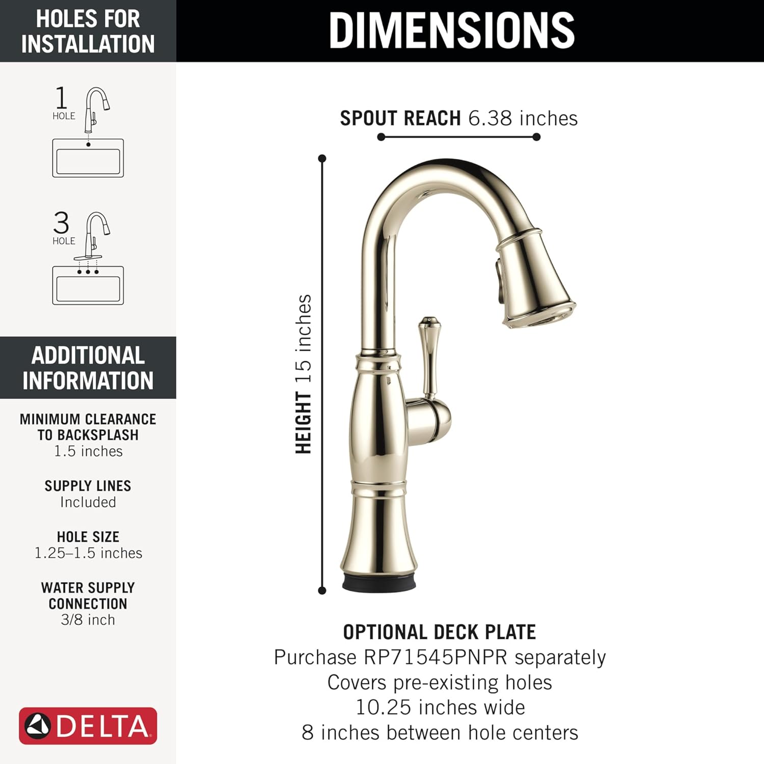 Touch2O Bar/Prep Faucet with Touchless Technology