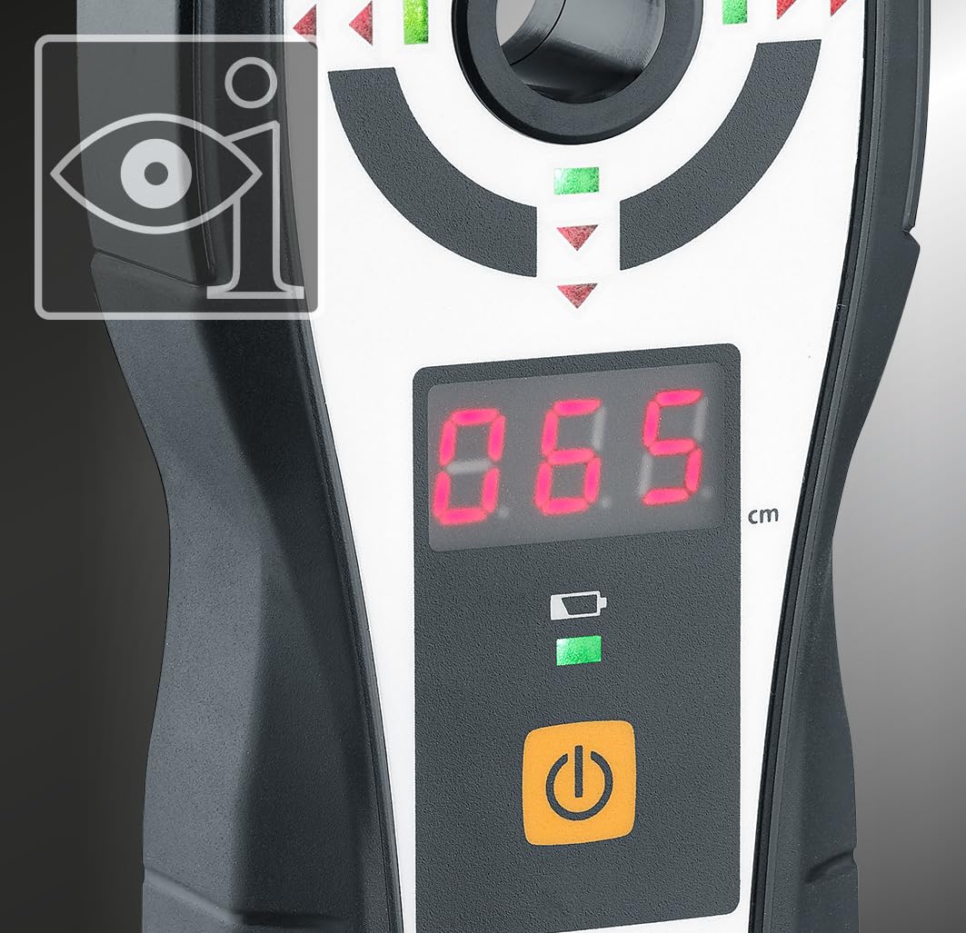 Umarex Laserliner 075.400A Perceuse de forage | Indicateurs LED précis, Aide au marquage, Trous de mur et plafond, Jusqu'à 120 cm