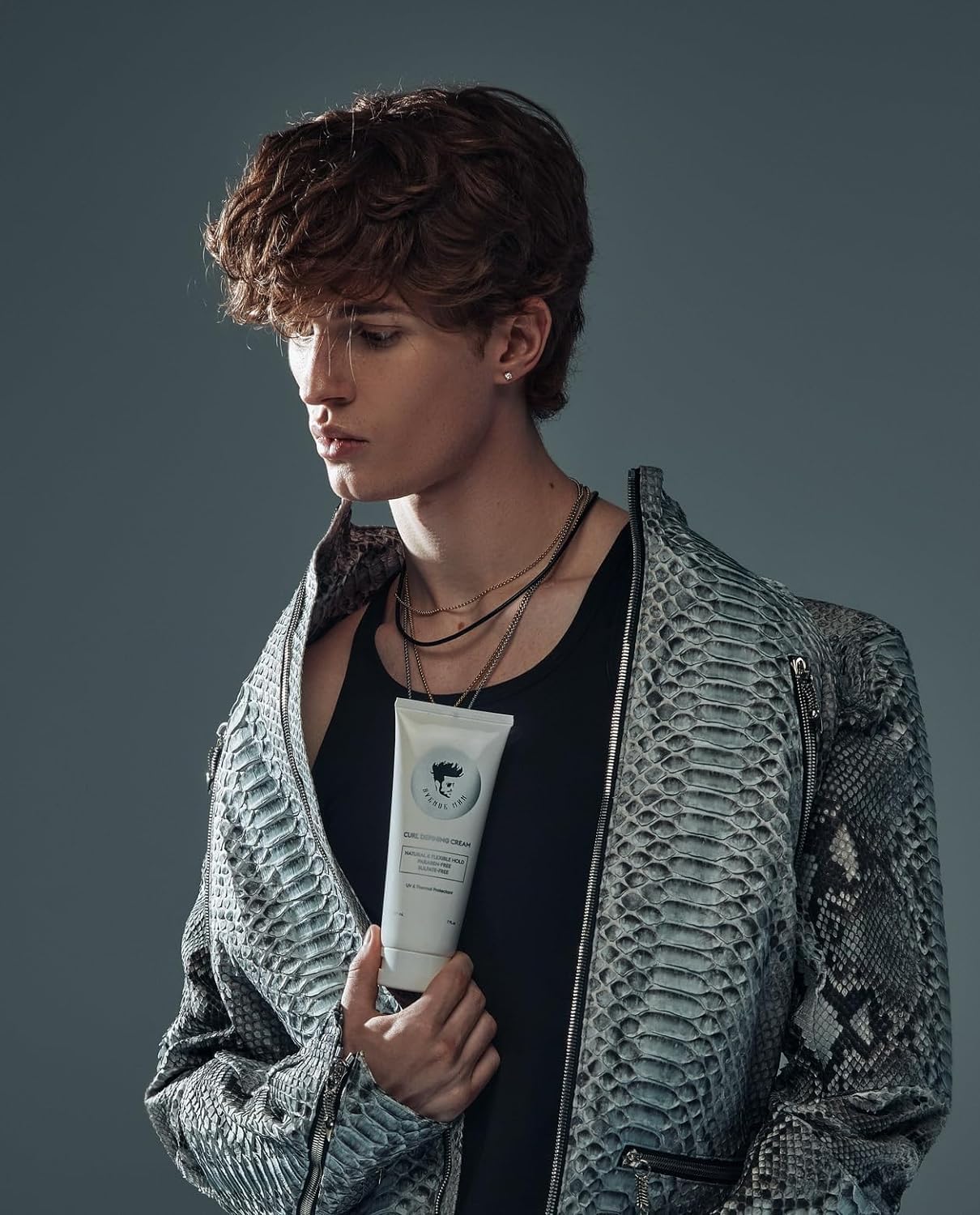 Avenue Man Curl Defining Cream - Unscented Hold Forming Curl Cream for Men with Keratin, Acai & Herbal Extracts - Frizz Control, Humidity Resistant, Lightweight Texture - Curly Hair Products for Men - Image 7