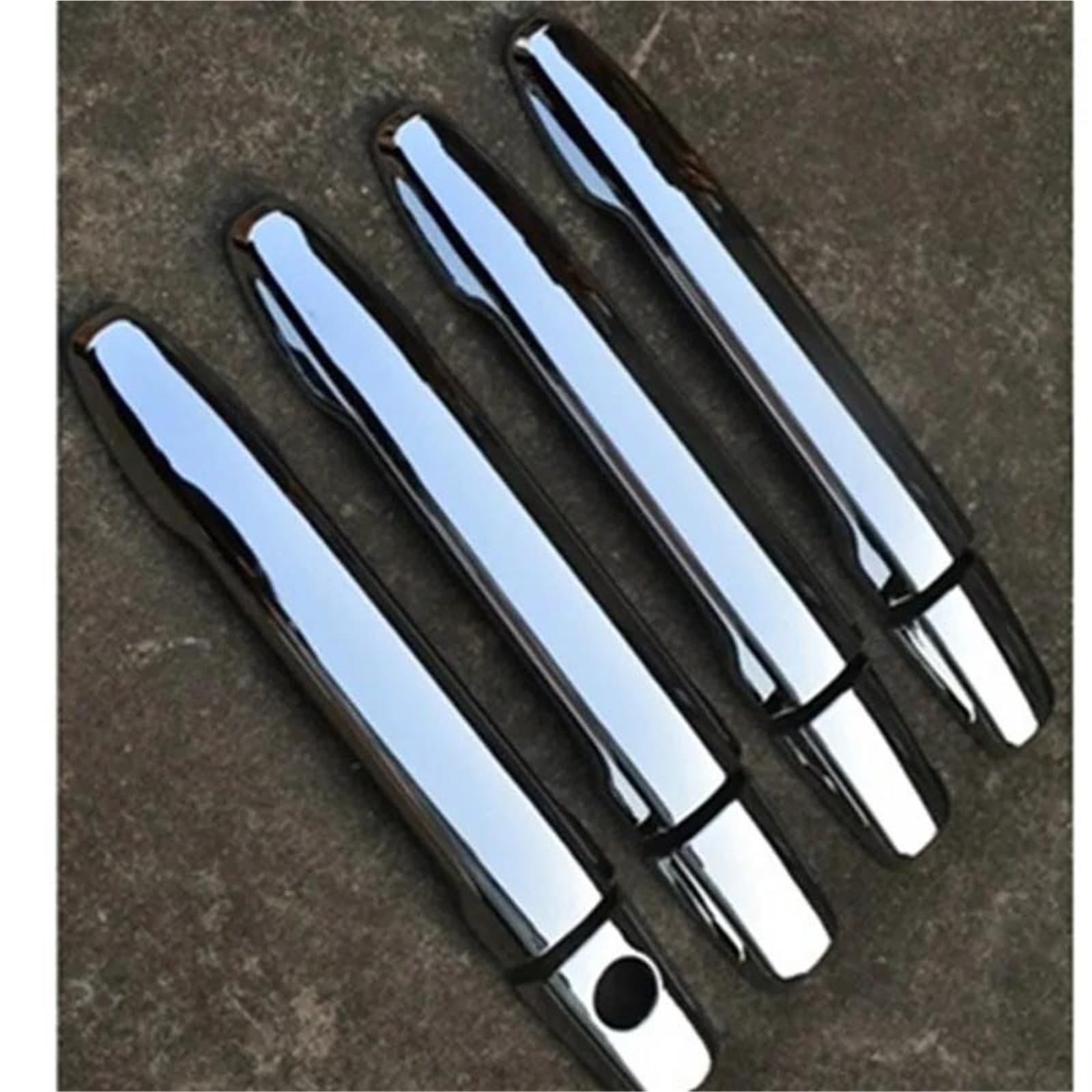 Yueyzhk One Color Car For Mitsubishi For Outlander Asx 2008-2019 Sport/Rvr For Lancer 2008 Chrome Door Handle Latch Cover Trim
