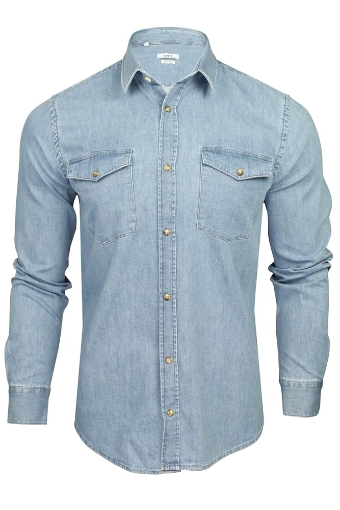 Dsquared2 Jeans Donna Camicia Vintage In Denim Blu Da Uomo FILA