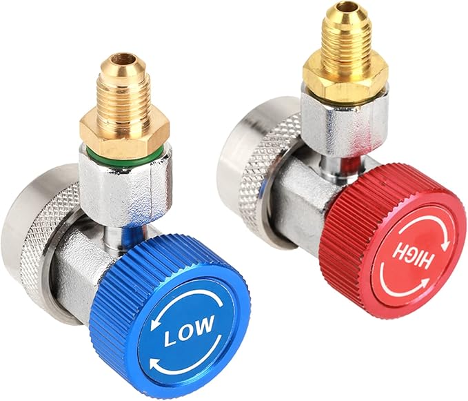 Acoplador R134A Roscas 1/4 Pulgada Latón miniatura 7