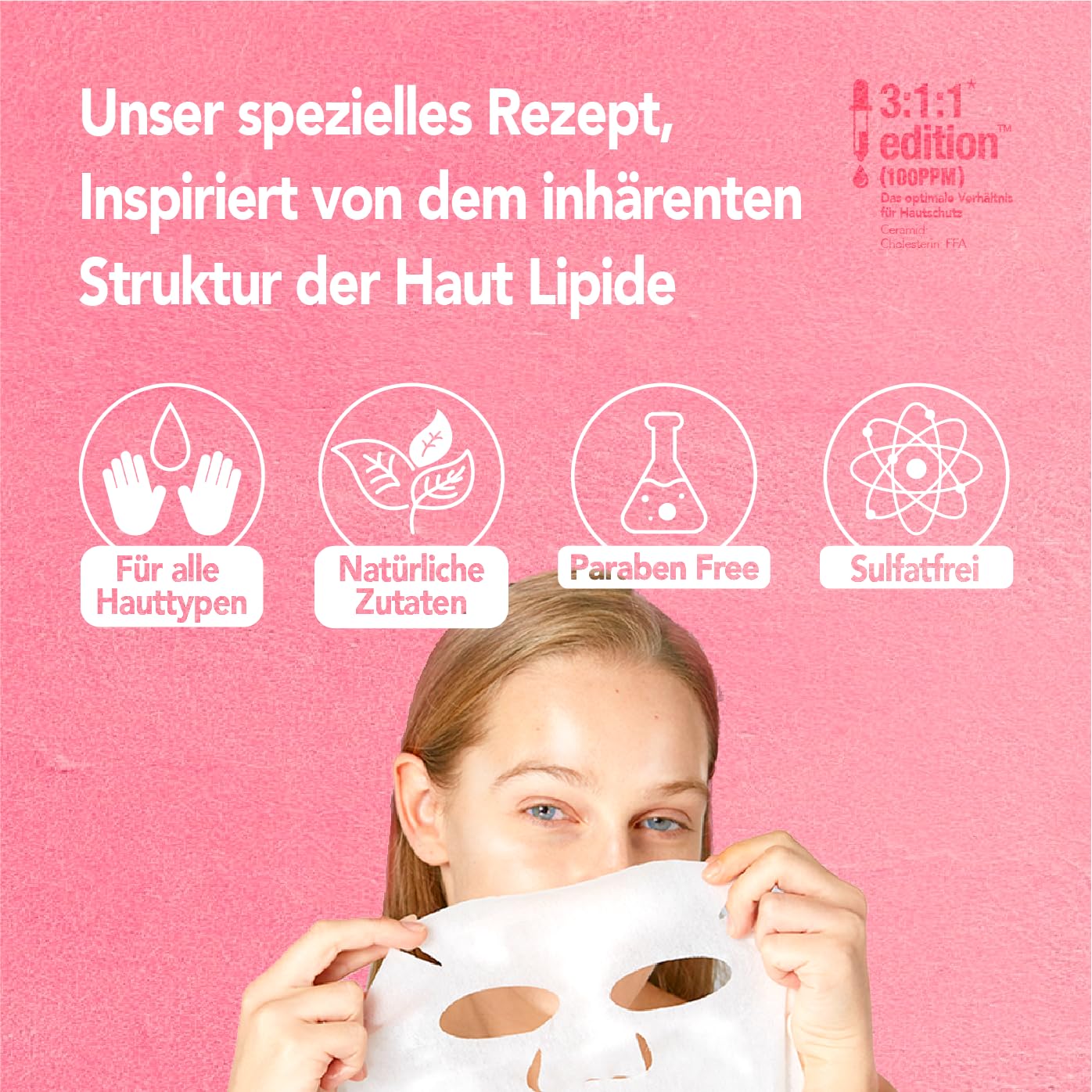 [MASK ON] Koreanische Gesichtsmaske mit Reichhaltigem Serum (20 Stück) – Intensive Feuchtigkeit und Nährstoffversorgung für Ihre Haut, mit 10 einzigartigen Effekten für jeden Hauttyp
