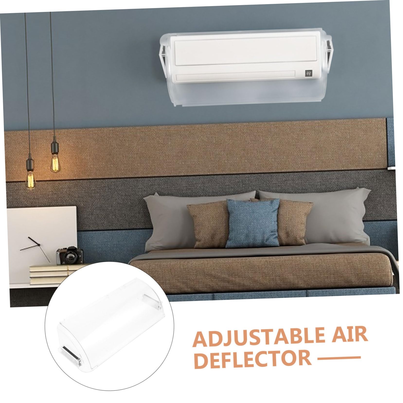 DOITOOL 2piezas Deflector De Aire Ajustable De Ventilación para Piso Deflector De Ventilación para Aire Acondicionado para Dormitorio