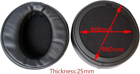 V-MOTA Earpads Compatible with Sony MDR-XB950BT xb950N1 XB950B1 Extra Bass Wireless Headphones (XB950BT/N1 Cushion 1 Pair)