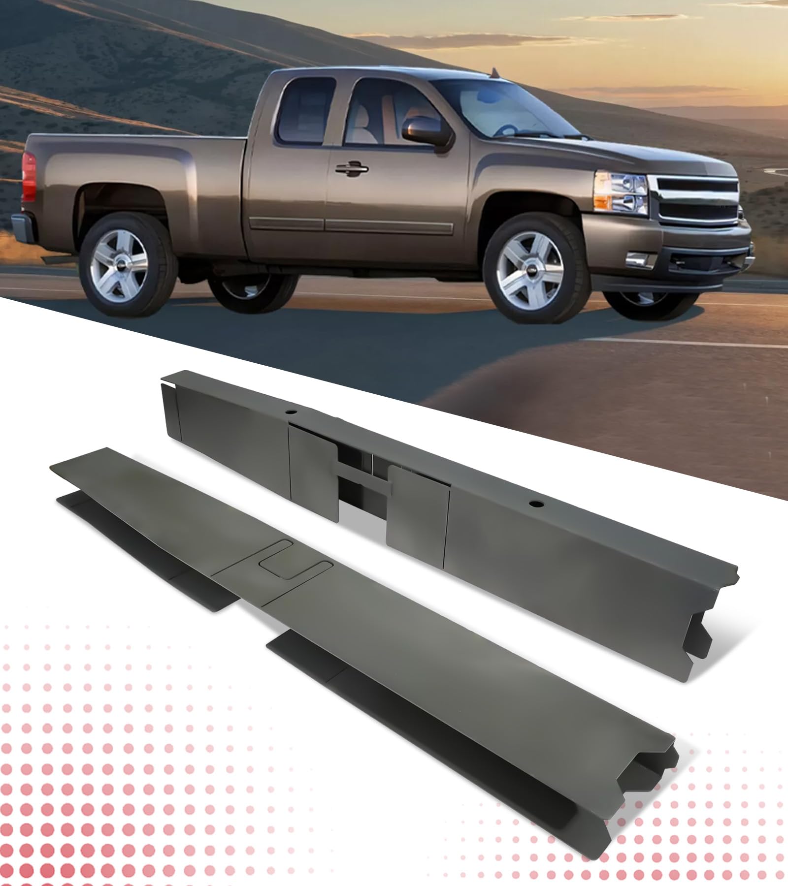 ELITEWILL Full Center Frame Rust Repair Kit for Chevy Silverado GMC Sierra