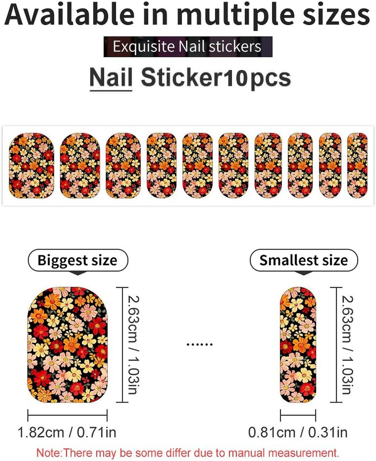 Nail Strips Bundle Full Wrap Long Lasting Nail Polish Strips Easy Application and Removal Salon Quality Self Adhesive Art Stickers for Women Gifts