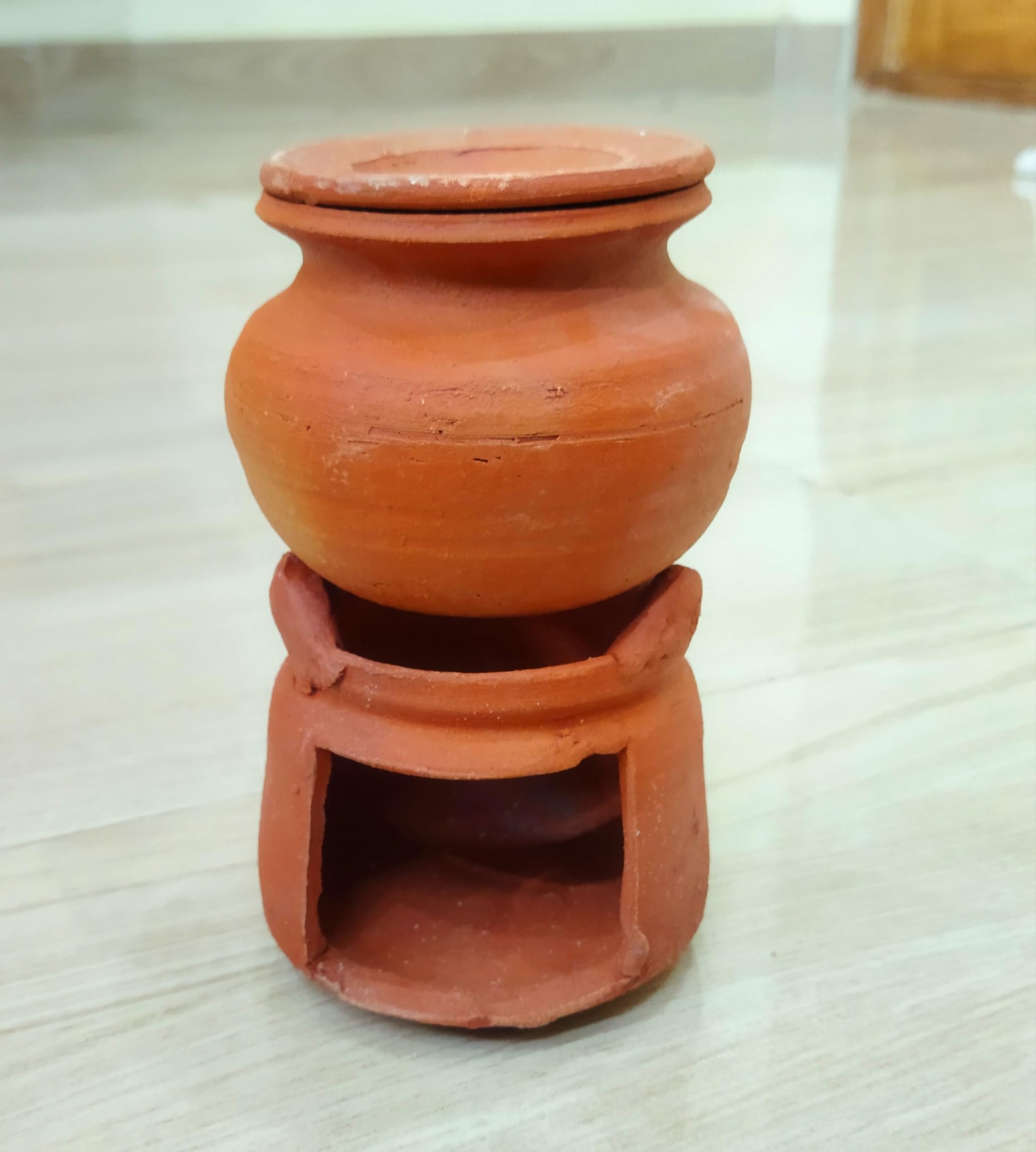 ZENRISE Clay Cooking Set Matka Pot and Stove Set, Miniature Set (B0D98HR4NH) Amazon Price History, Amazon Price Tracker