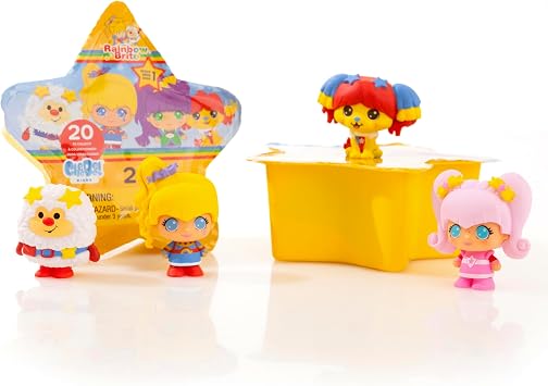 Rainbow Brite 2-Pack with 4 Collectible Micro 1.5-inch Cheebee Blind Bag Mystery Figures