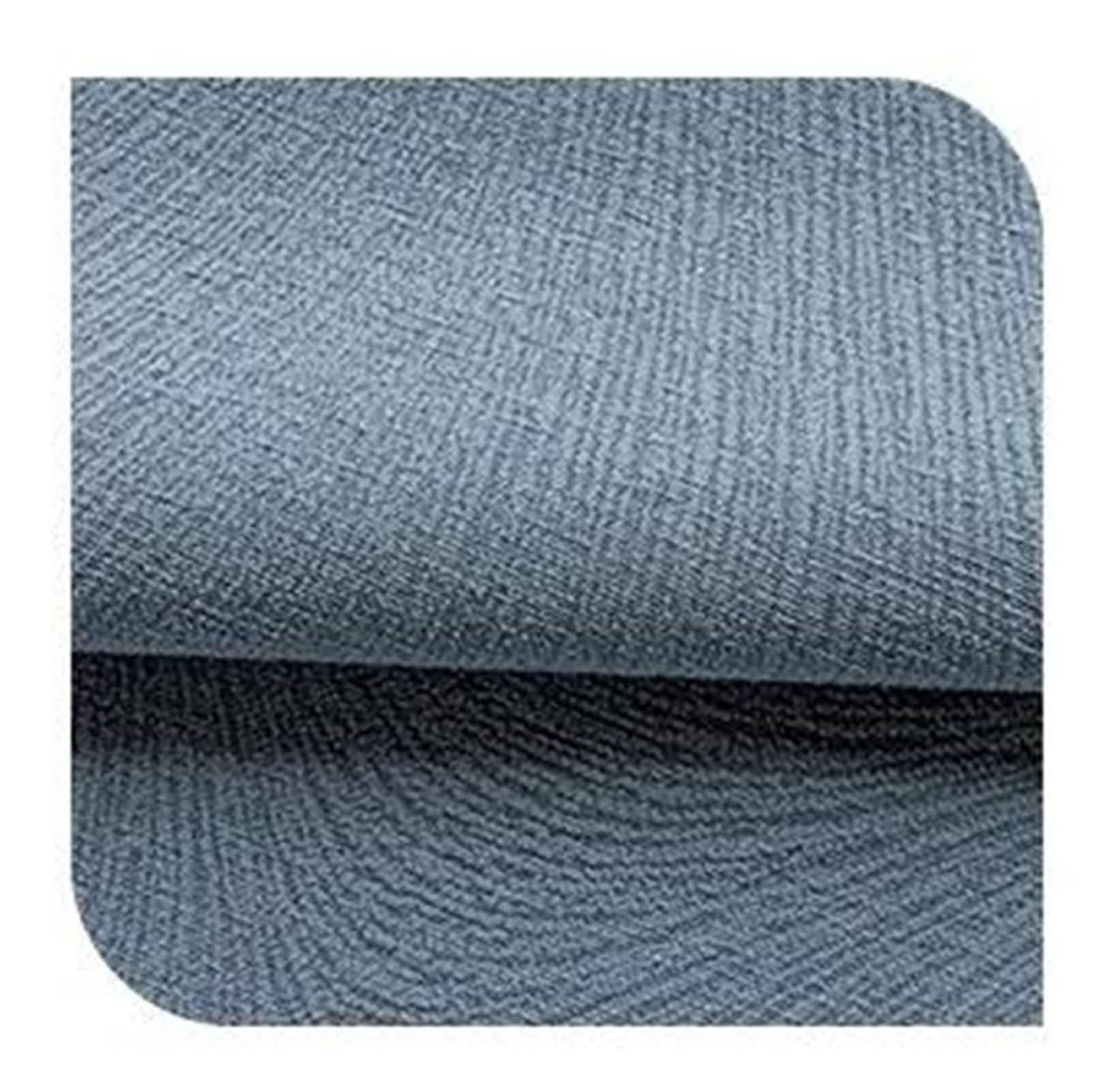Zasłona niebieska, Blackout Curtains Living Room Modern zestaw 2 szt. szenilowa jednokolorowa szer. x wys. 137 x 160 cm