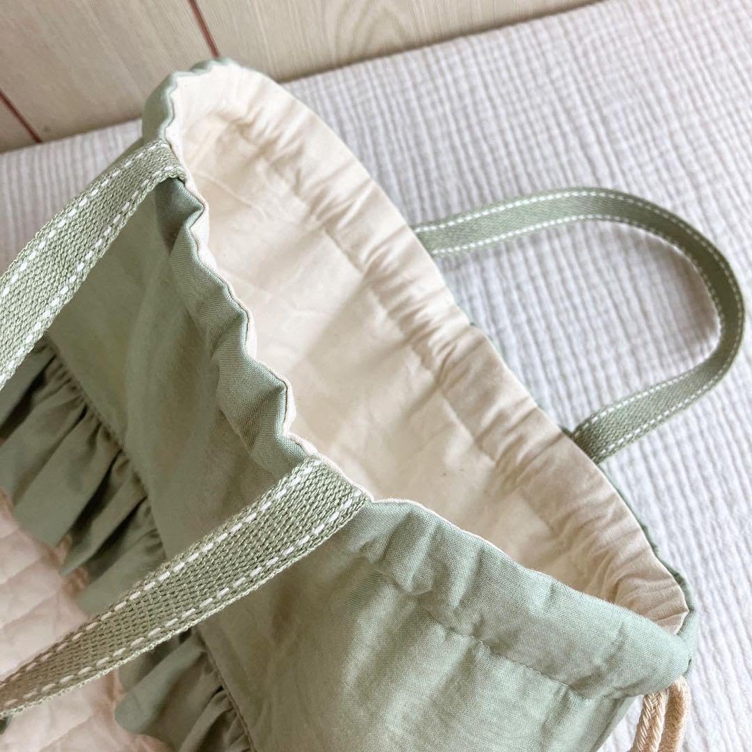 Amazon.co.jp: ヌビ オリーブ レモン お着替え袋 体操着袋 イブル  